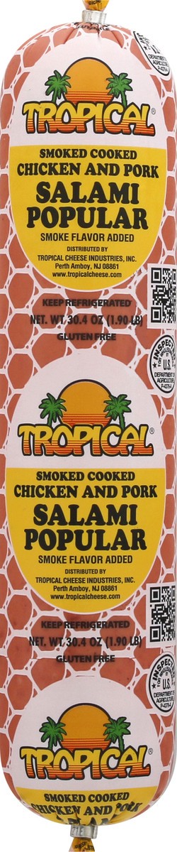 slide 11 of 12, Tropical Popular Chicken and Pork Salami Popular 30.4 oz, 30.4 oz