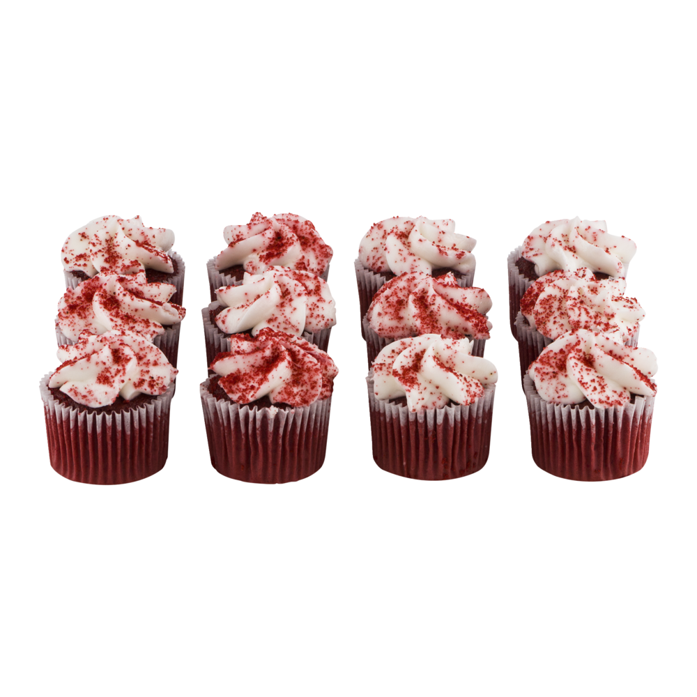 slide 1 of 4, La Bree's Mini Red Velvet Cupcakes, 10.5 oz