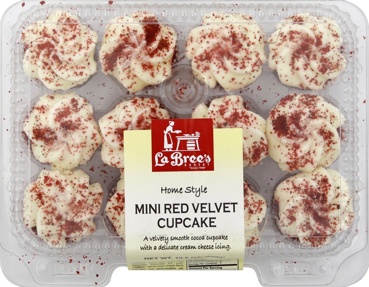 slide 4 of 4, La Bree's Mini Red Velvet Cupcakes, 10.5 oz