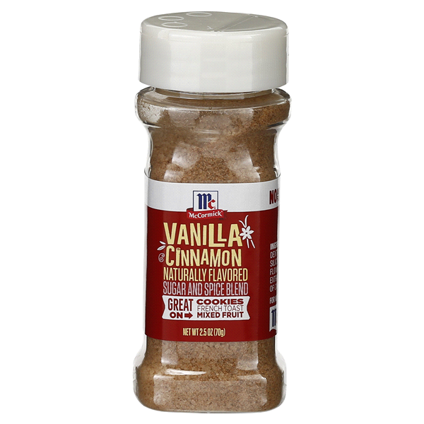 slide 1 of 1, McCormick Vanilla Cinnamon Sugar'n Spice Blend, 2.5 oz