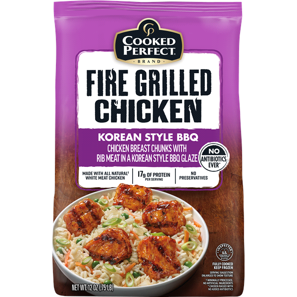 slide 1 of 1, Cooked Perfect Korean Style Barbeque Fire Grilled Chicken, 