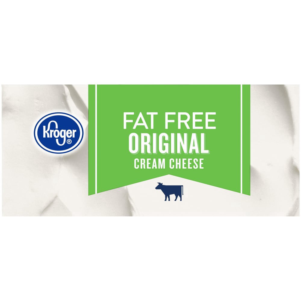 slide 2 of 6, Kroger Fat Free Cream Cheese Bar, 8 oz