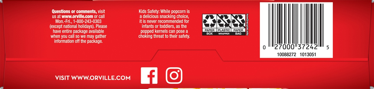 slide 8 of 11, Orville Redenbacher's Popping Corn Gourmet Movie Theater Butter Classic Bags, 6 ct; 3.29 oz