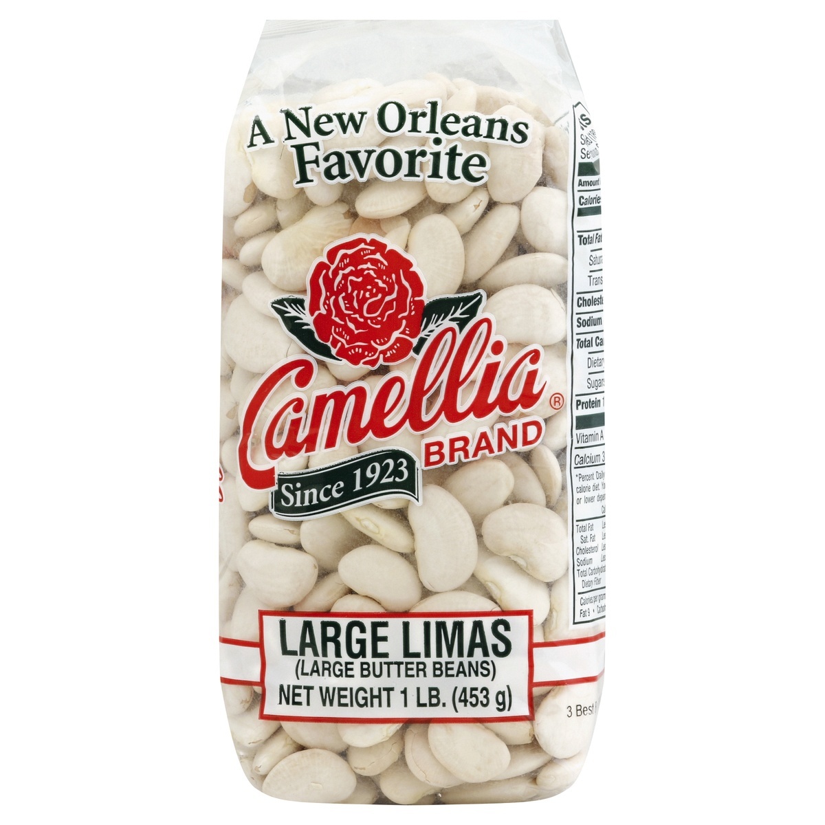 slide 1 of 1, Camellia Large Lima Beans, 1 ct