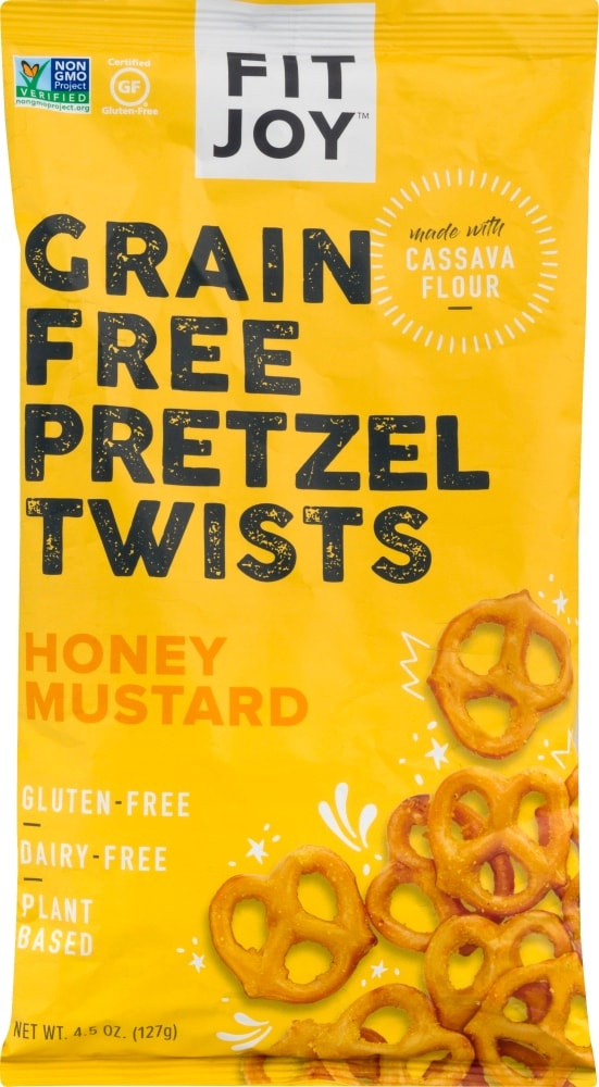 slide 1 of 1, FitJoy Honey Mustard Grain Free Pretzel Twists, 5 oz