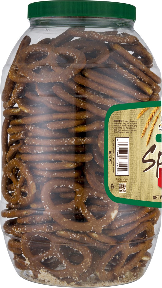 slide 6 of 11, Utz Sourdough Specials Original Pretzel Barrel, 25.5 oz