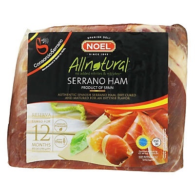 slide 1 of 1, Noel Serrano Ham All Natural, per lb