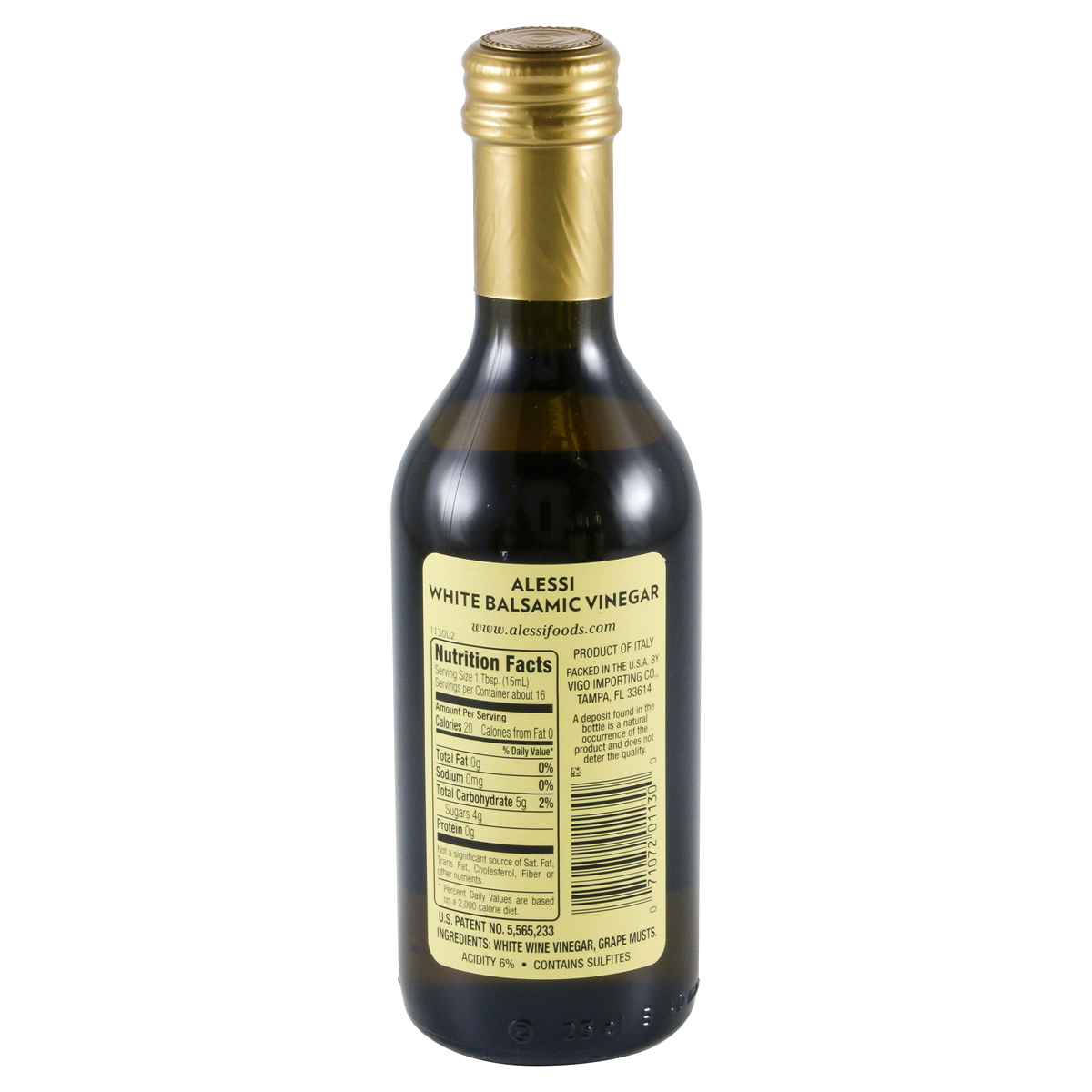 slide 2 of 2, Alessi White Balsamic Vinegar, 8.5 fl oz