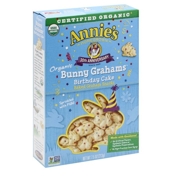 annie's bunny grahams birthday cake