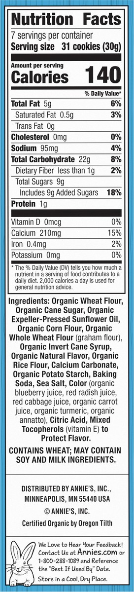 slide 10 of 13, Annie's Organic Birthday Cake Bunny Graham Snacks, 7.5 oz, 7.5 oz