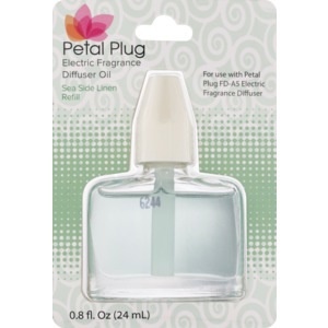 slide 1 of 1, Petal Plug Diffuser Oil Refill, Sea Side Linen, 0.8 oz