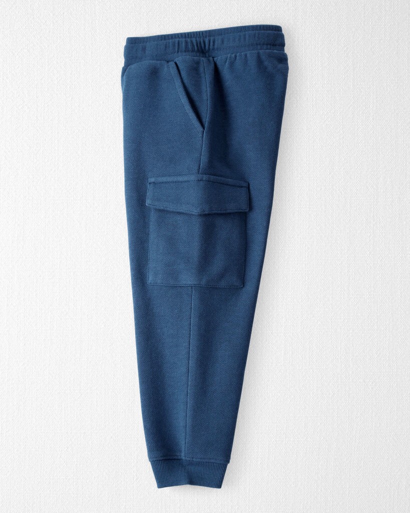 slide 5 of 5, Littleplanet Toddler Organic Cotton French Terry Joggers Dark Sea Blue 5T, 1 ct