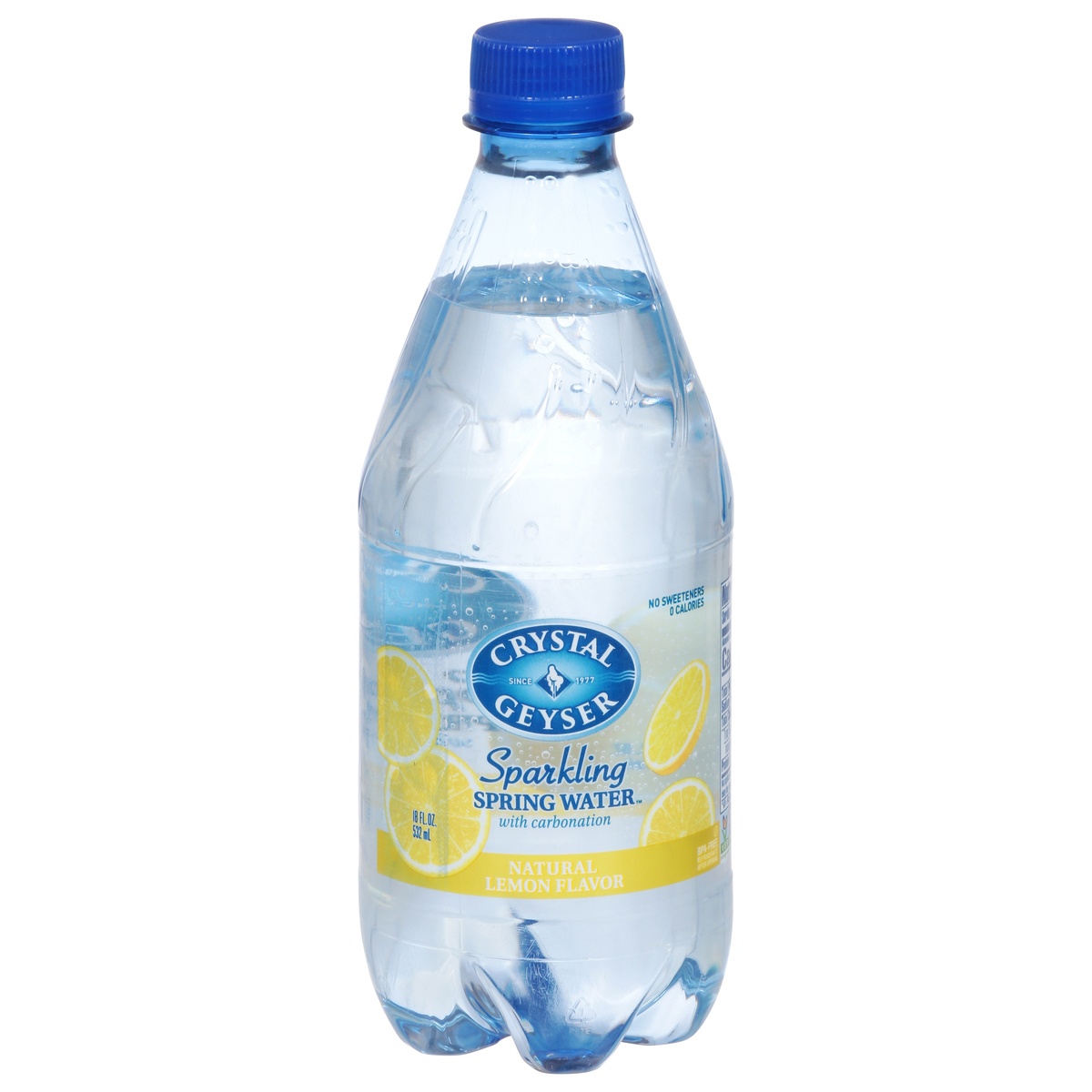 slide 1 of 1, Crystal Geyser Sparkling Lemon Water, 4 ct; 18 fl oz