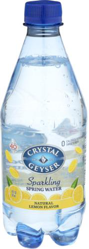 slide 1 of 1, Crystal Geyser Lemon Sparkling Mineral Water, 4 ct