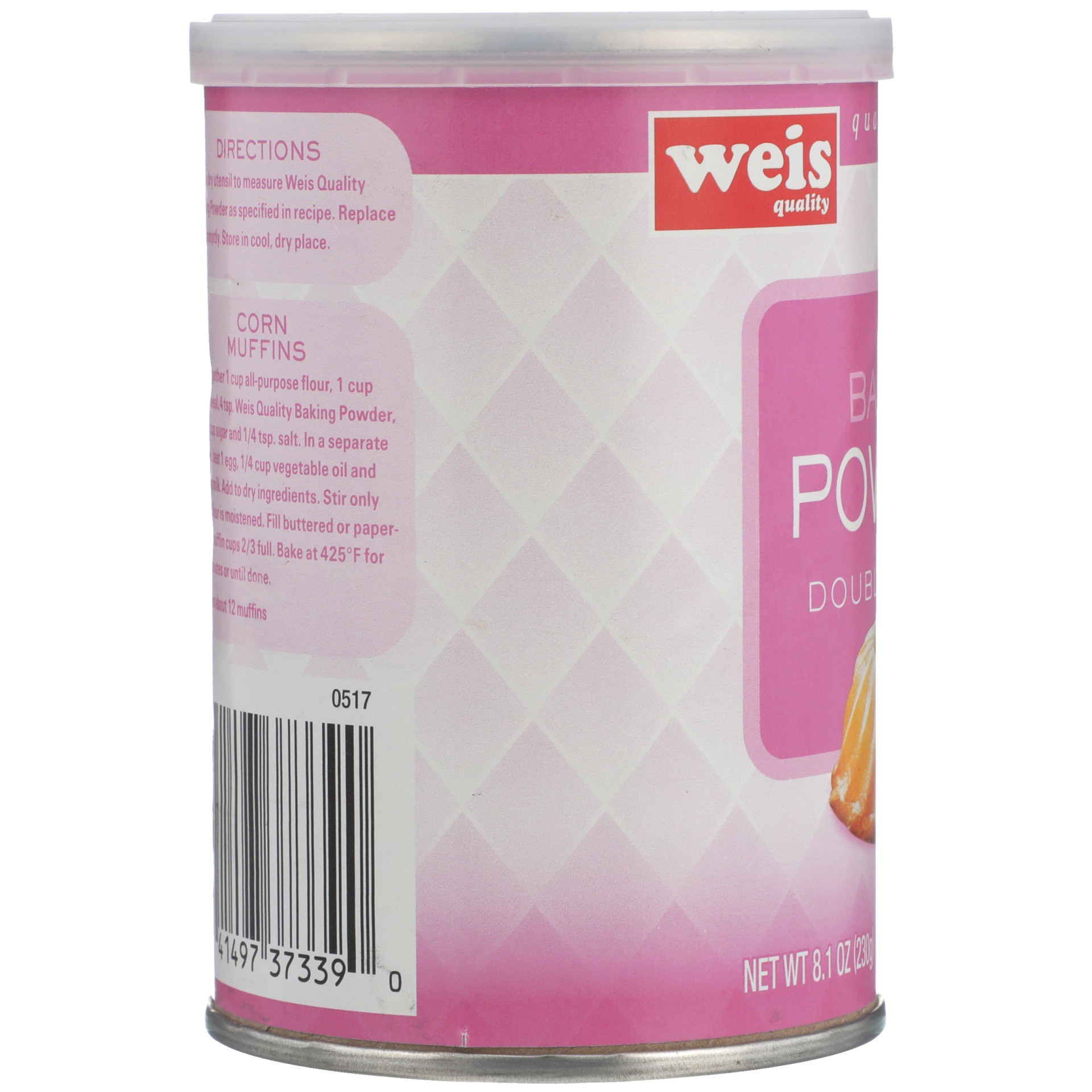 slide 4 of 6, Weis Quality Baking Powder, 8.1 oz