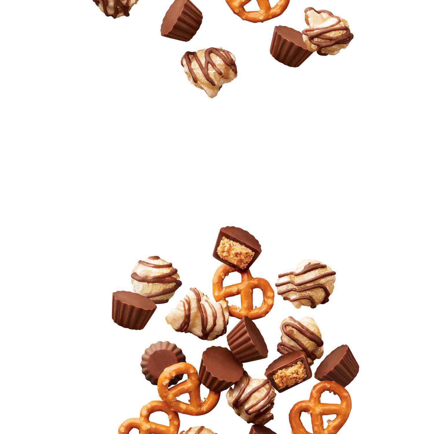 slide 4 of 6, Reese's Chocolate Peanut Butter Popped, Snack Mix Bag, 8 oz, 8 oz