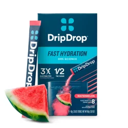DripDrop ORS Hydration Powder, Watermelon - 8 pack