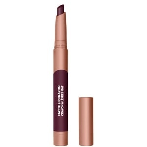 slide 1 of 1, L'Oréal Infallible Matte Lip Crayon, Lasting Wear, Smudge Resistant, Chocolate Delight, 04 oz