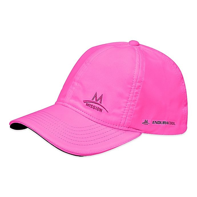 slide 1 of 1, Mission EnduraCool Instant Cooling Performance Cap - Pink, 1 ct