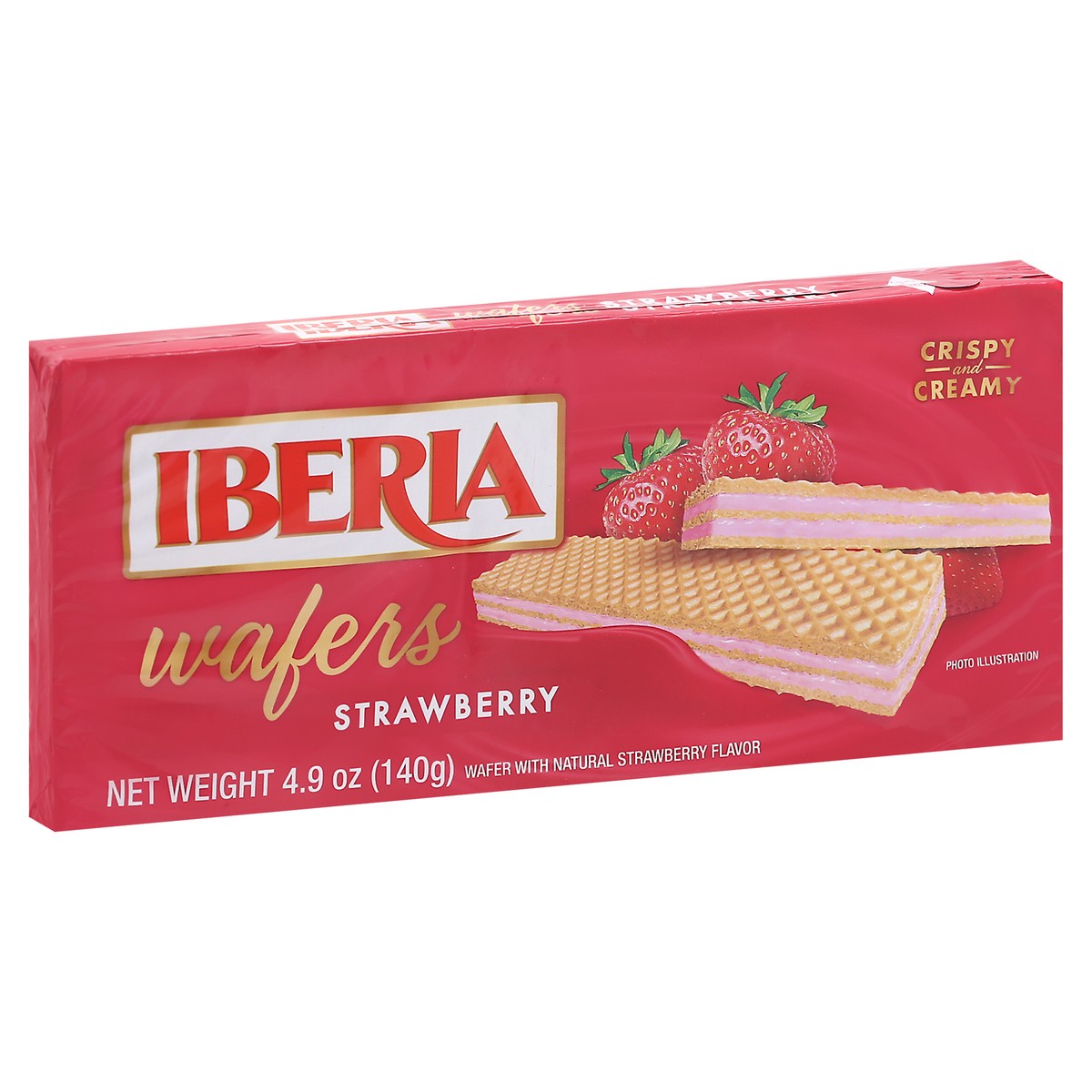 slide 6 of 9, Iberia Strawberry Wafers 4.9 oz, 4.9 oz