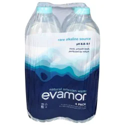 evamor Artesian Natural Water 4 - 64 fl oz Bottles