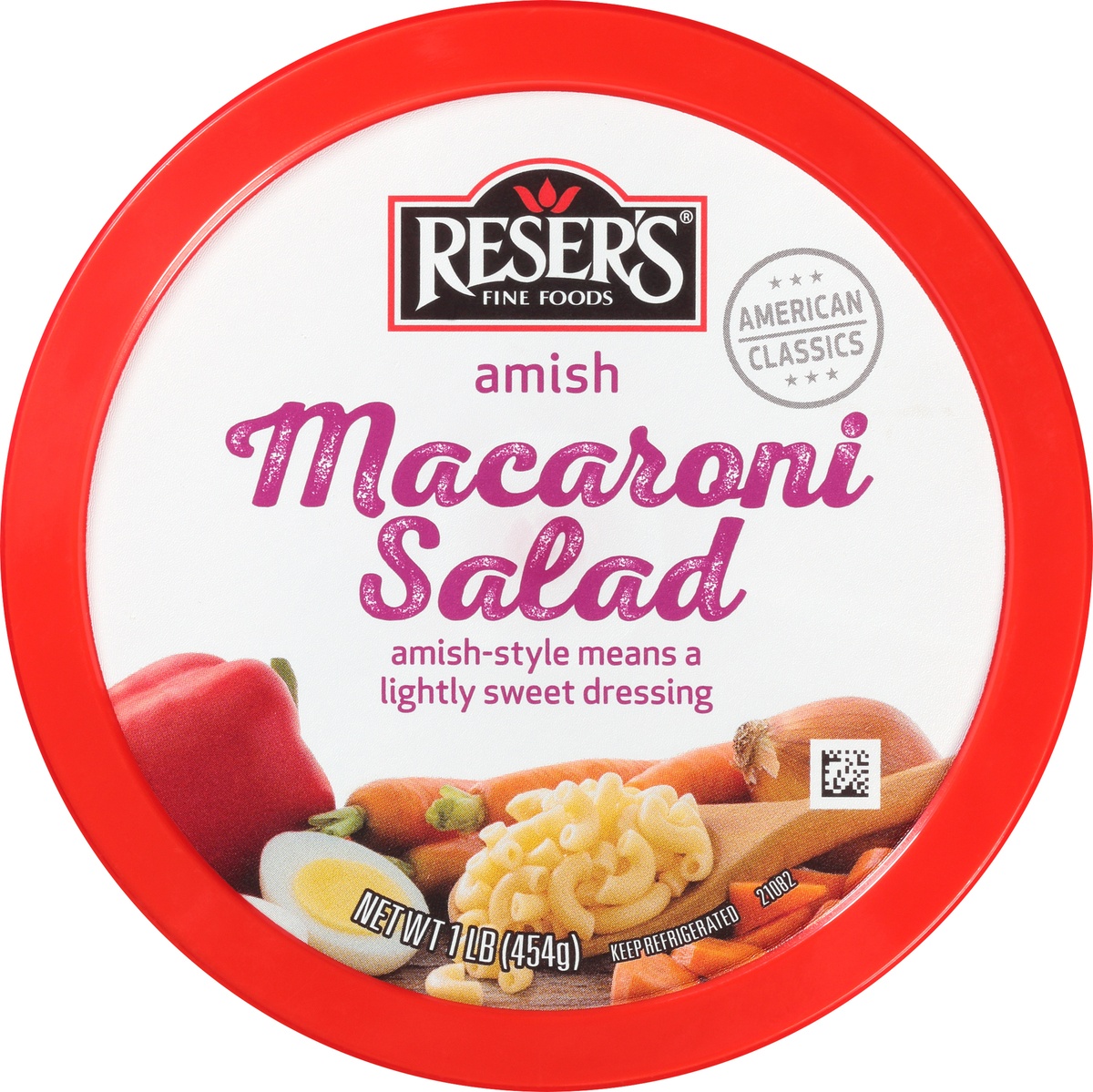 slide 4 of 8, Reser's Amish Macaroni Salad, 16 oz