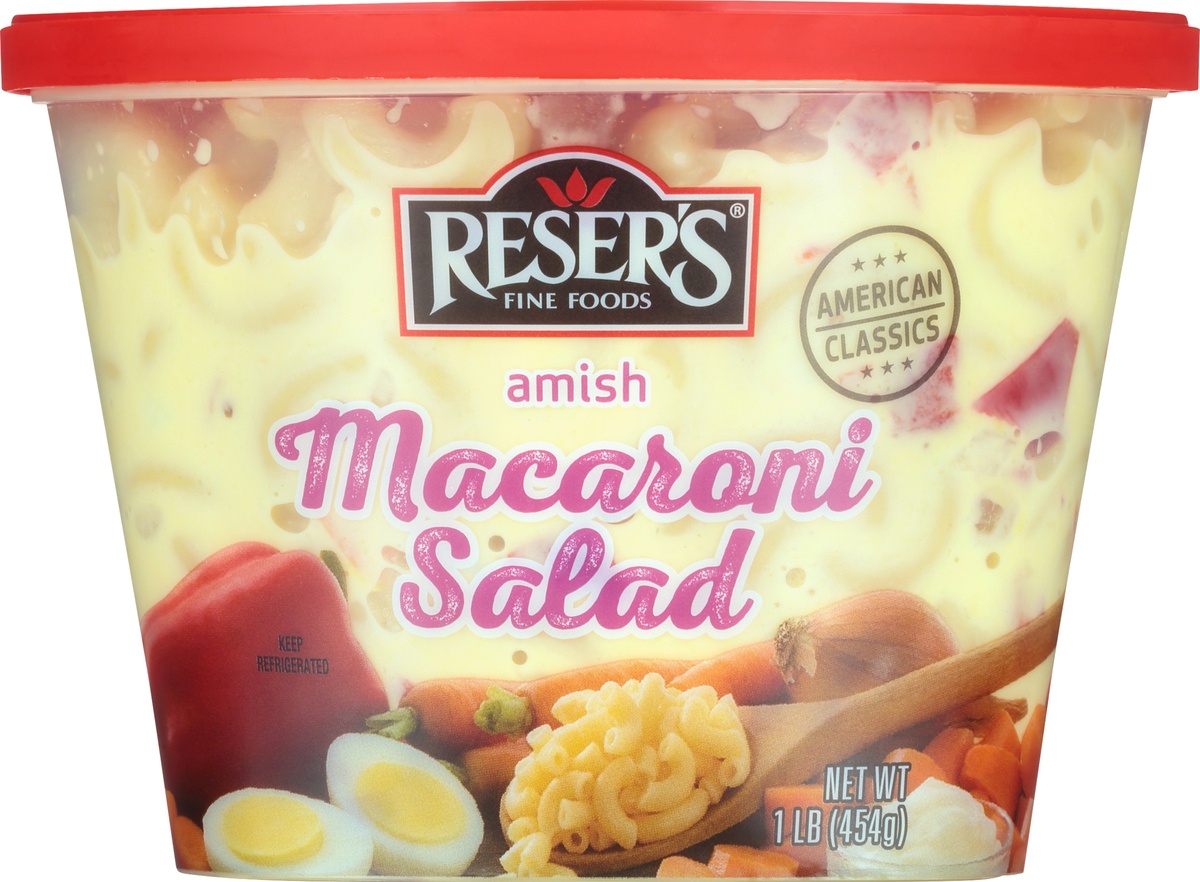 slide 7 of 8, Reser's Amish Macaroni Salad, 16 oz