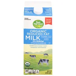 Sun Harvest Organic 2% Milk