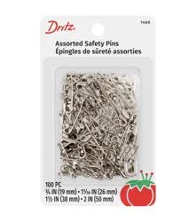 Dritz Safety Pins, Assorted Sizes - Bonus Pack