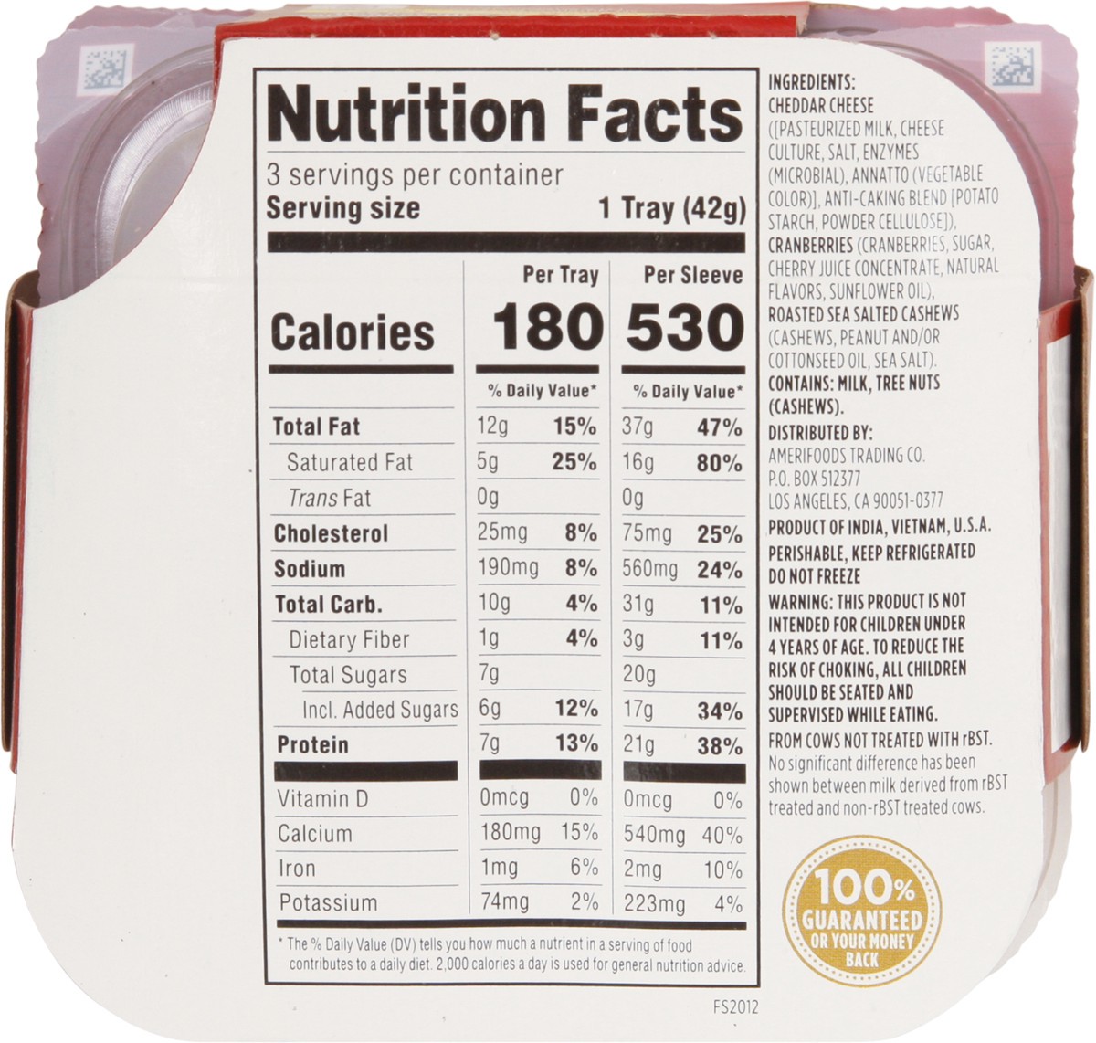 slide 9 of 13, First Street Cheddar Cranberry Snacker, 3 x 1.5 oz