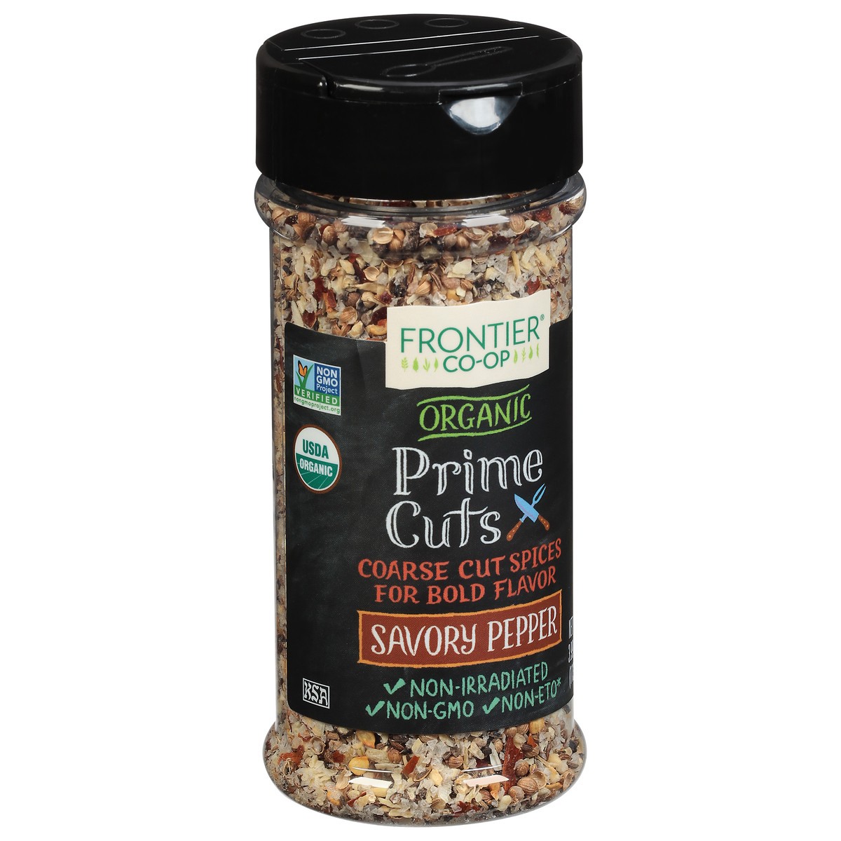 slide 7 of 11, Frontier Co-Op Organic Prime Cuts Organic Savory Pepper - 3.99 oz, 3.99 oz