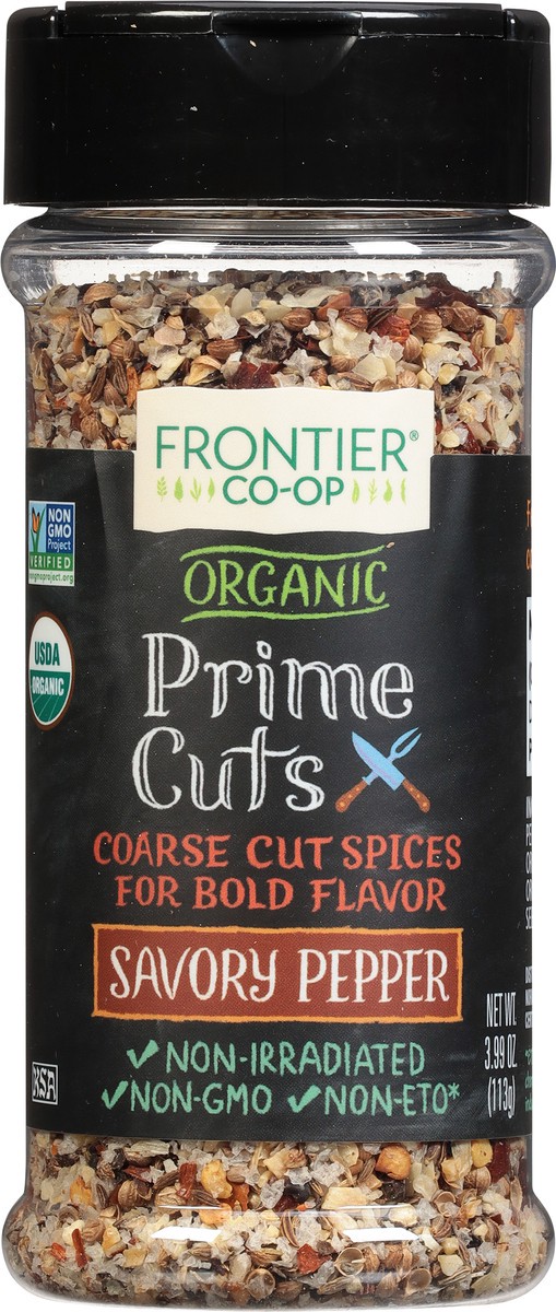 slide 11 of 11, Frontier Co-Op Organic Prime Cuts Organic Savory Pepper - 3.99 oz, 3.99 oz
