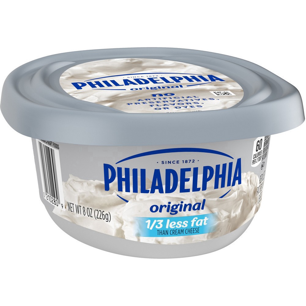 slide 10 of 51, Philadelphia Reduced Fat Cream Cheese Spread - 8oz, 8 oz