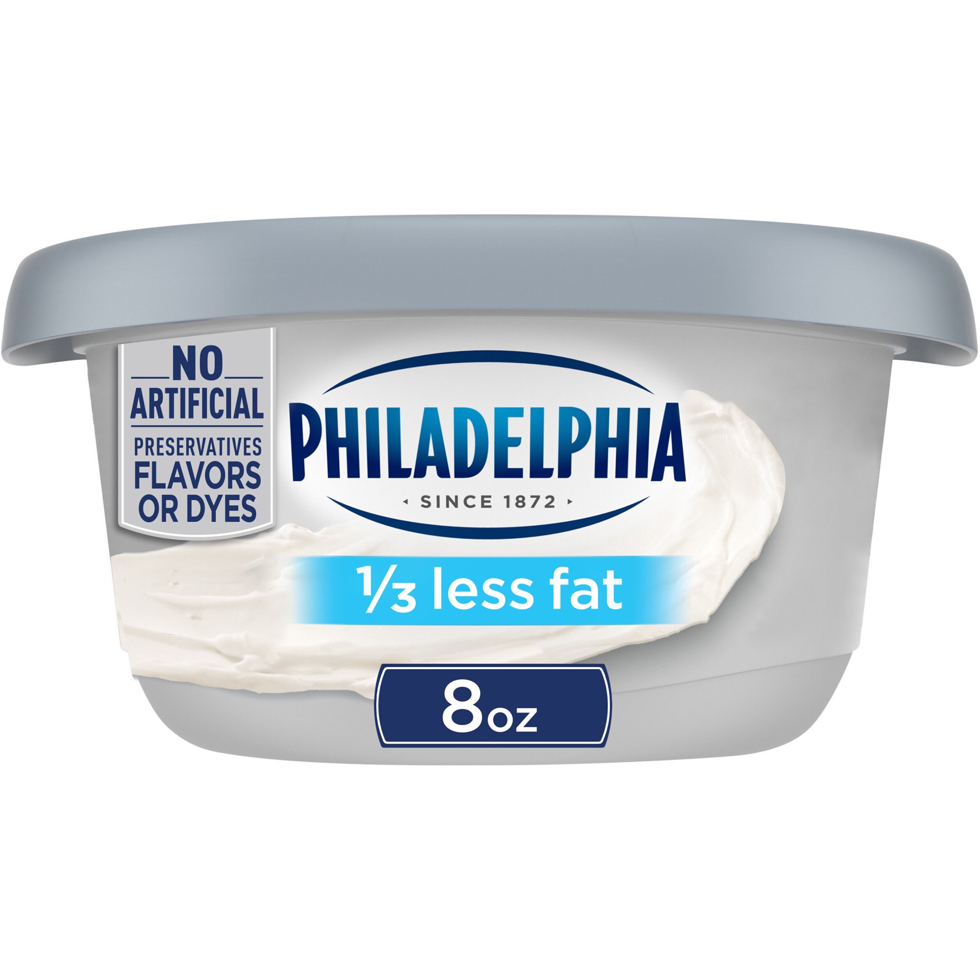 slide 1 of 51, Philadelphia Reduced Fat Cream Cheese Spread - 8oz, 8 oz