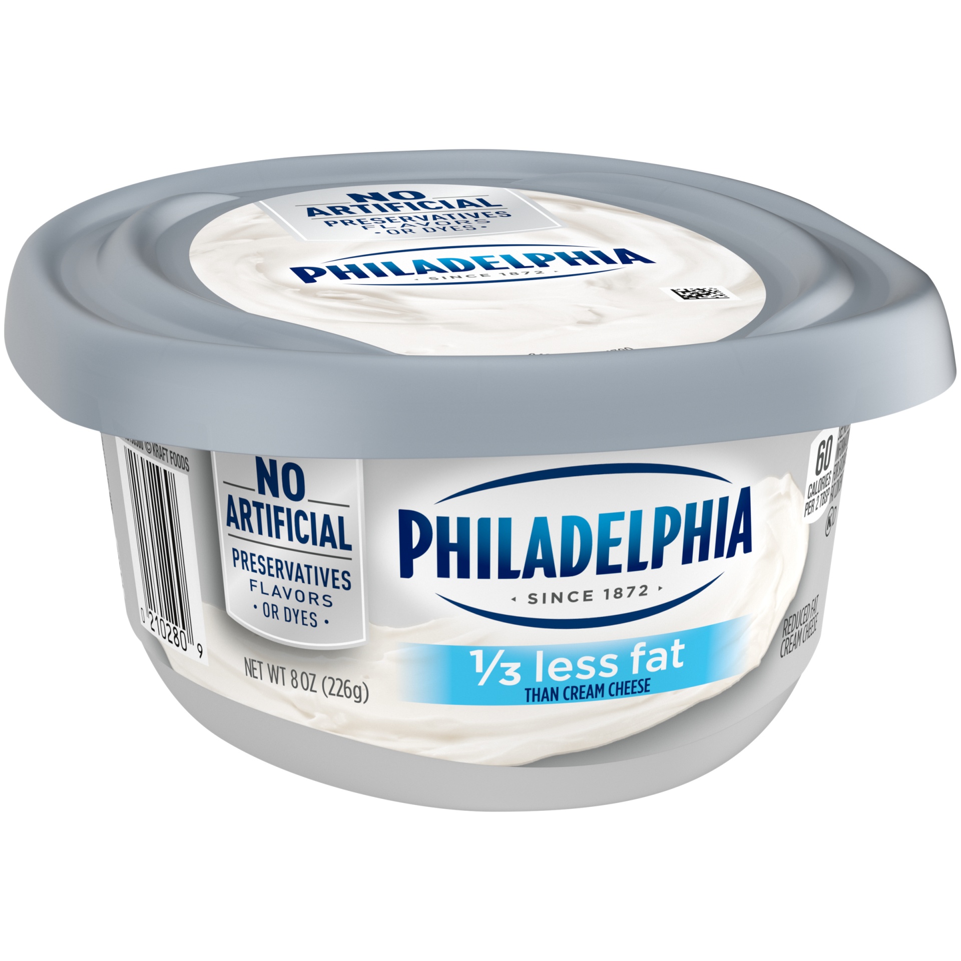 slide 8 of 12, Philadelphia Reduced Fat Cream Cheese Spread with 1/3 Less Fat, 8 oz