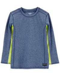 Oshkosh Kid Active Colorblock Long-Sleeve Tee - Blue Blue 10