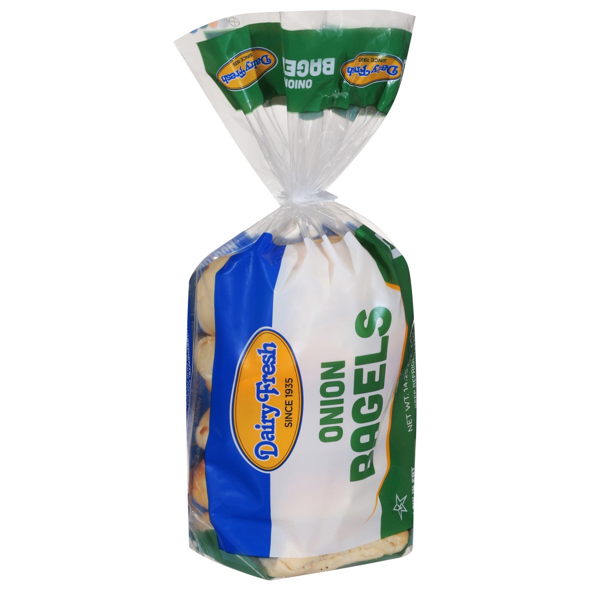 slide 12 of 13, Dairy Fresh Onion Bagels - 5 ct, 5 ct