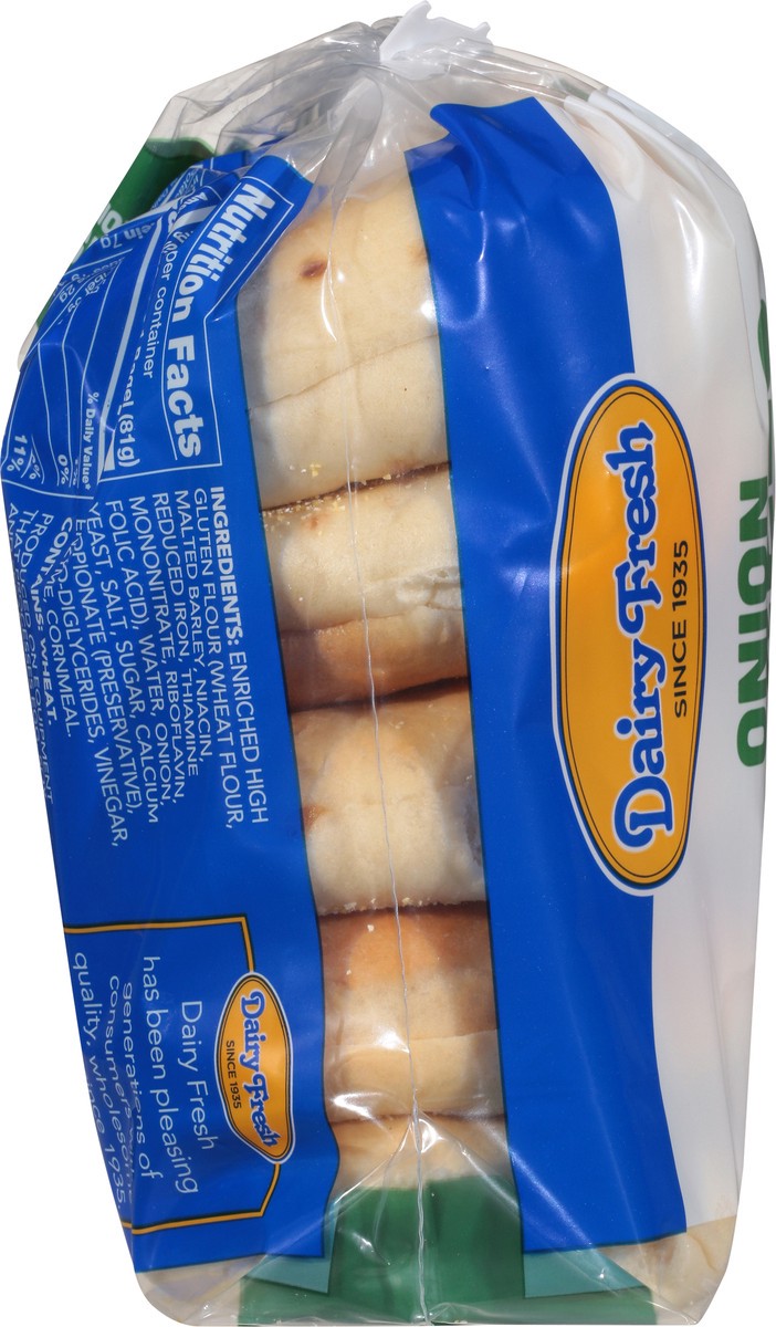 slide 13 of 13, Dairy Fresh Onion Bagels - 5 ct, 5 ct