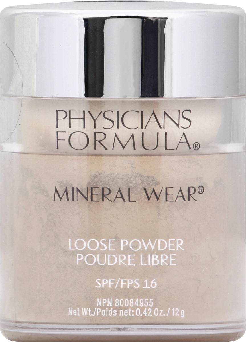 slide 3 of 9, Physicians Formula Mineral Wear SPF 16 Creamy Natural PF104949 Loose Powder 0.42 oz, 1 ct