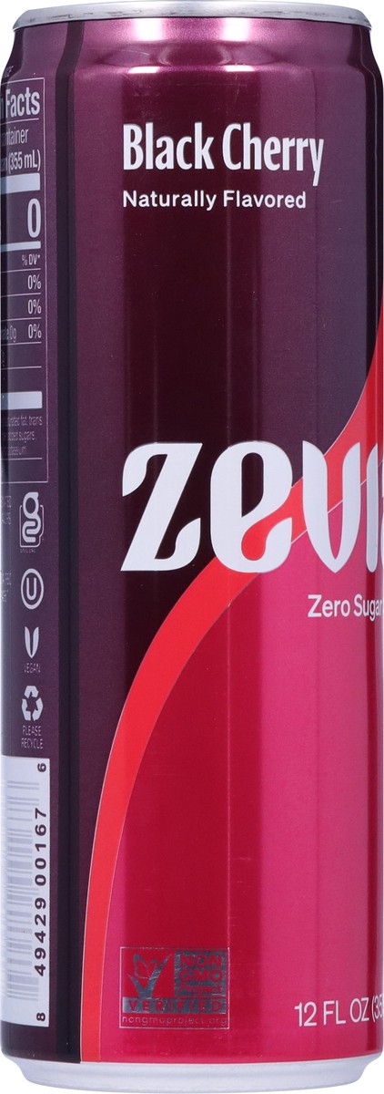 slide 5 of 9, Zevia Black Cherry Zeri Calorie Soda Single - 12 fl oz, 12 fl oz