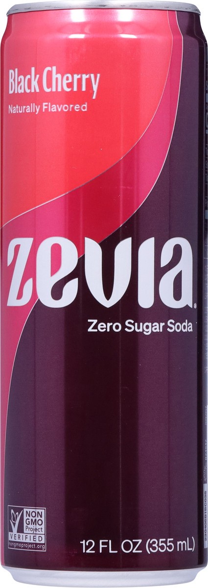 slide 3 of 9, Zevia Black Cherry Zeri Calorie Soda Single - 12 fl oz, 12 fl oz