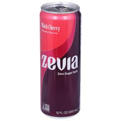 Zevia Black Cherry Zeri Calorie Soda Single - 12 fl oz
