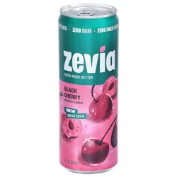 Zevia Black Cherry Zeri Calorie Soda Single - 12 fl oz