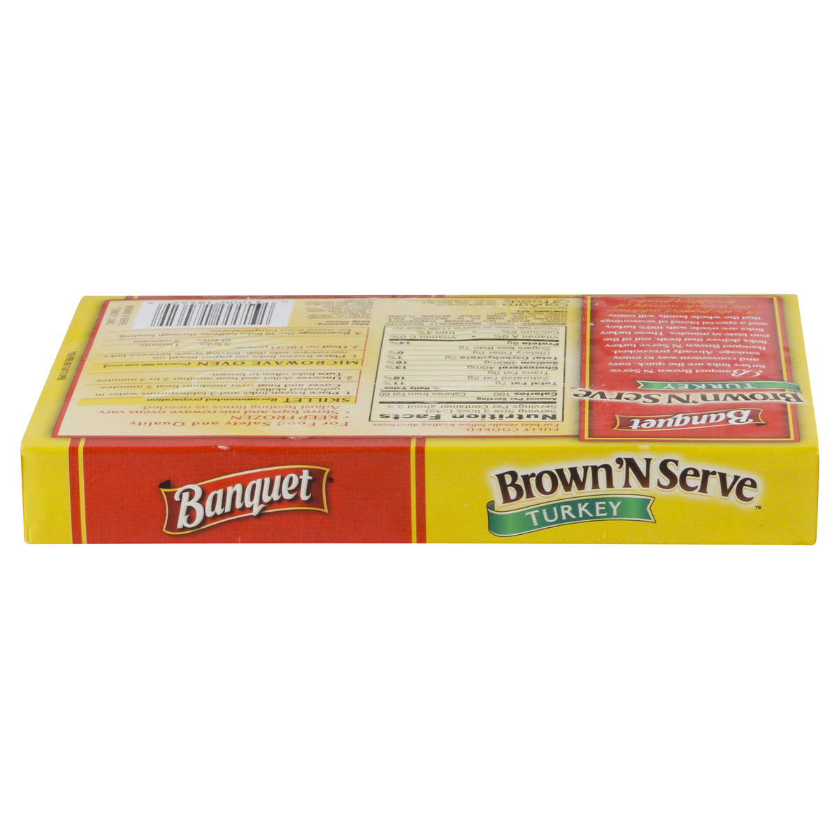 slide 4 of 5, Banquet Brown-n-Serve Turkey Links, 6.4 oz