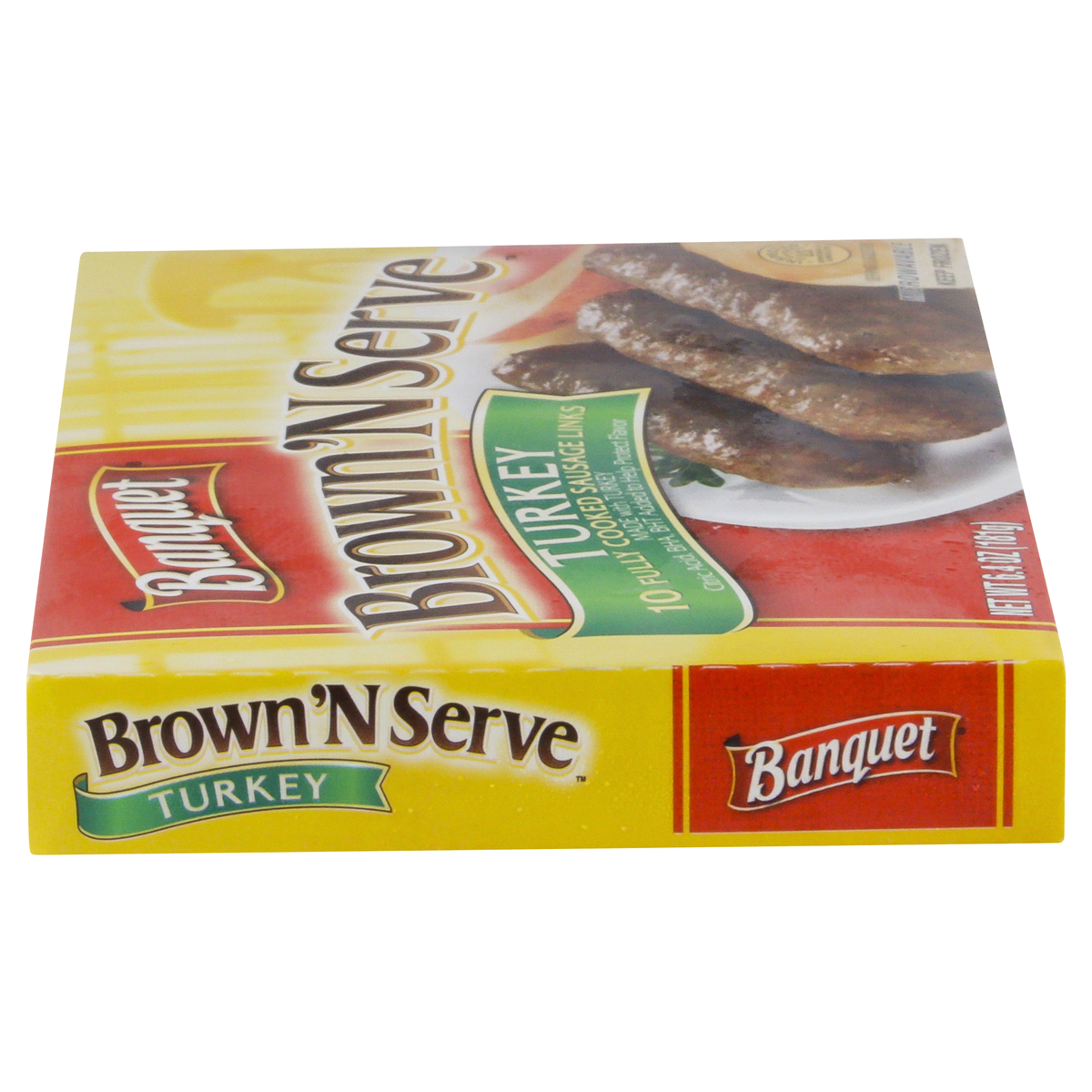 slide 5 of 5, Banquet Brown-n-Serve Turkey Links, 6.4 oz