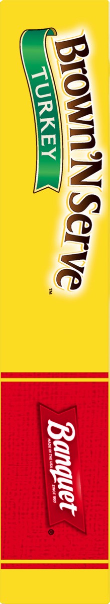 slide 11 of 12, Banquet Brown 'N Serve Fully Cooked Turkey Sausage Links 10 ea, 6.4 oz