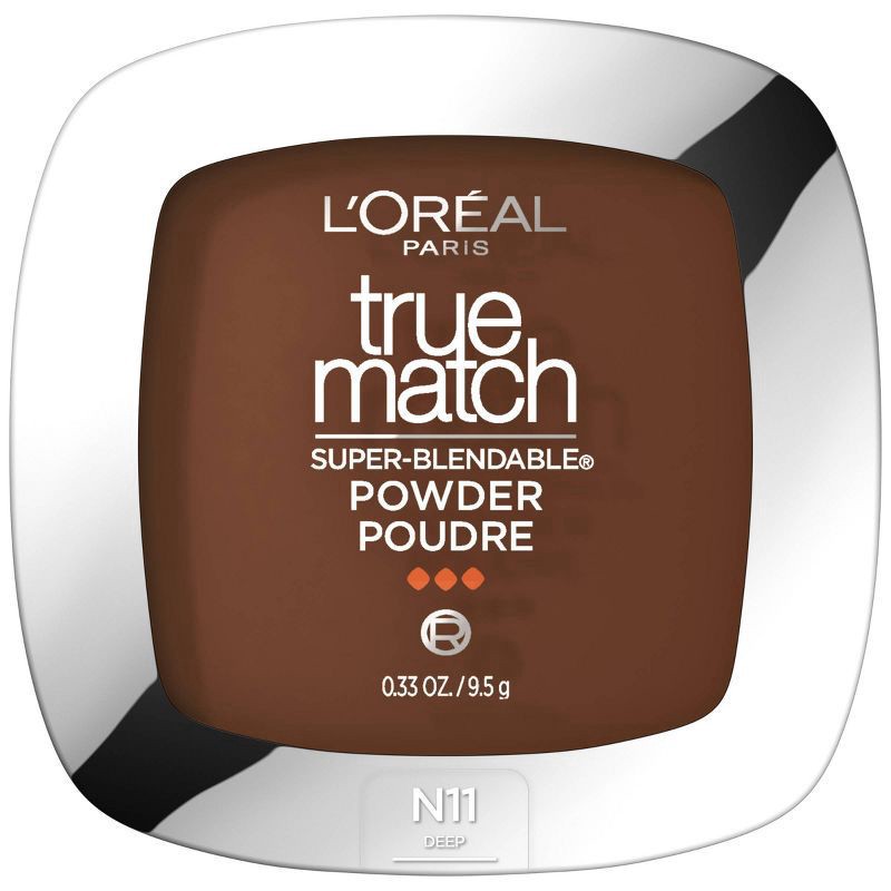 slide 1 of 7, L'Oréal Super-Blendable Oil Free Makeup Powder. True Match Powder, 0.33 oz