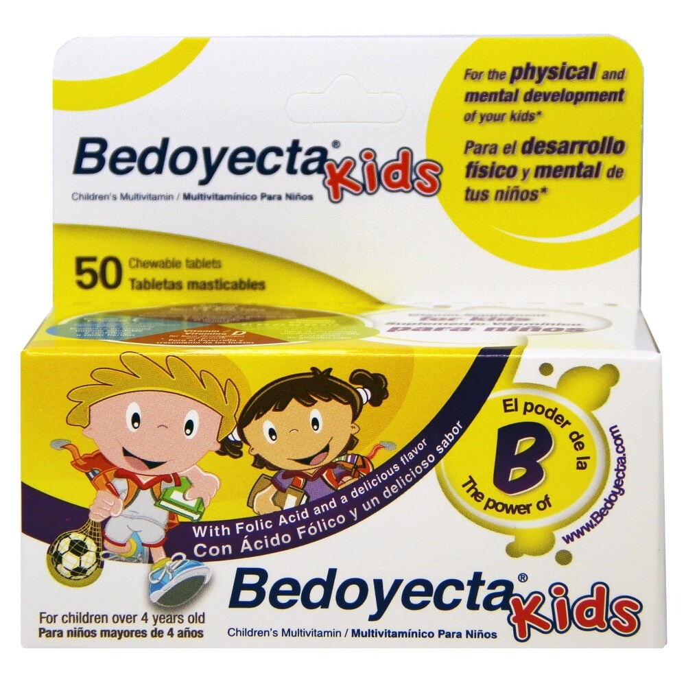 slide 1 of 1, Bedoyecta Kids Multivitamin With Folic Acid, 50 ct