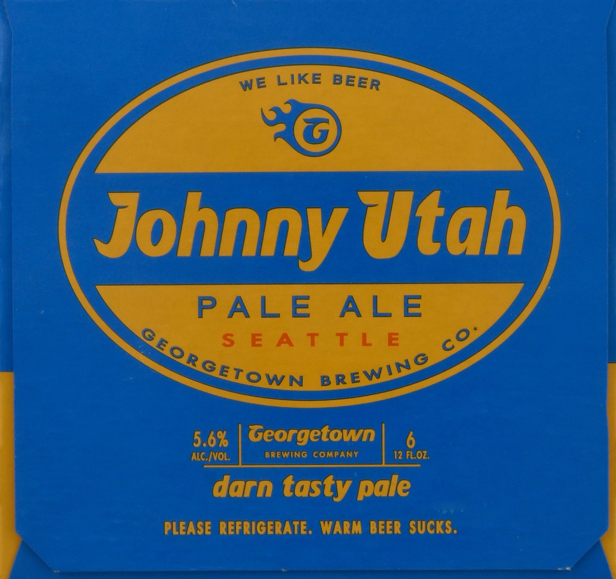 slide 9 of 10, Georgetown Brewing Co. Pale Ale Johnny Utah Beer 6 ea, 1 ct