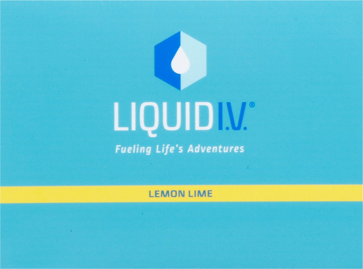slide 7 of 9, Liquid I.V. Hydration Multiplier - Lemon Lime - Hydration Powder Packets | Electrolyte Powder Drink Mix | Convenient Single-Serving Sticks | Non-GMO | 15 Sticks, 15 ct